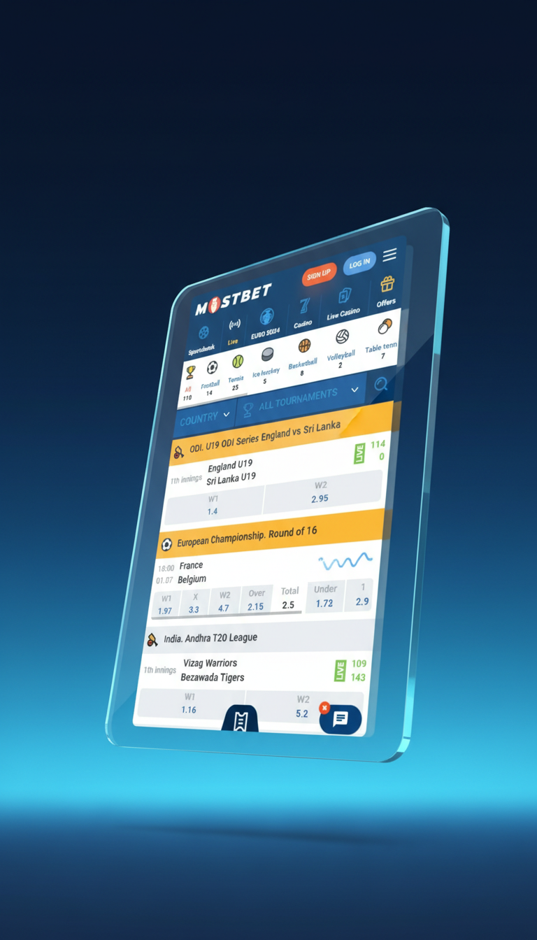 Aplicación Mostbet Deporte